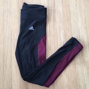 Adidas Legging with Maroon Sides